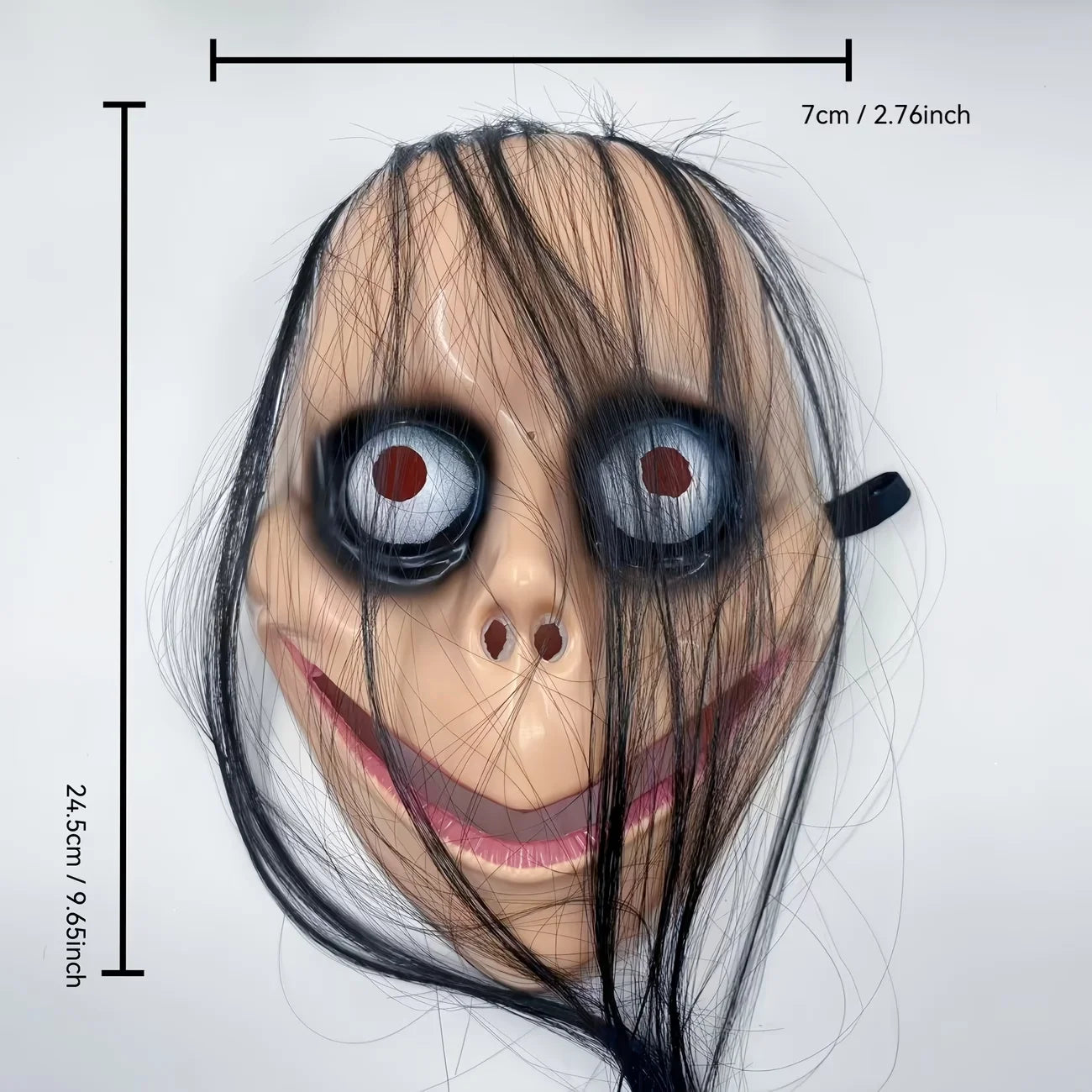 Creepy Clown Mask with Wig | Funny Halloween Prank Mask Halloween Masks - The Eezee Shop
