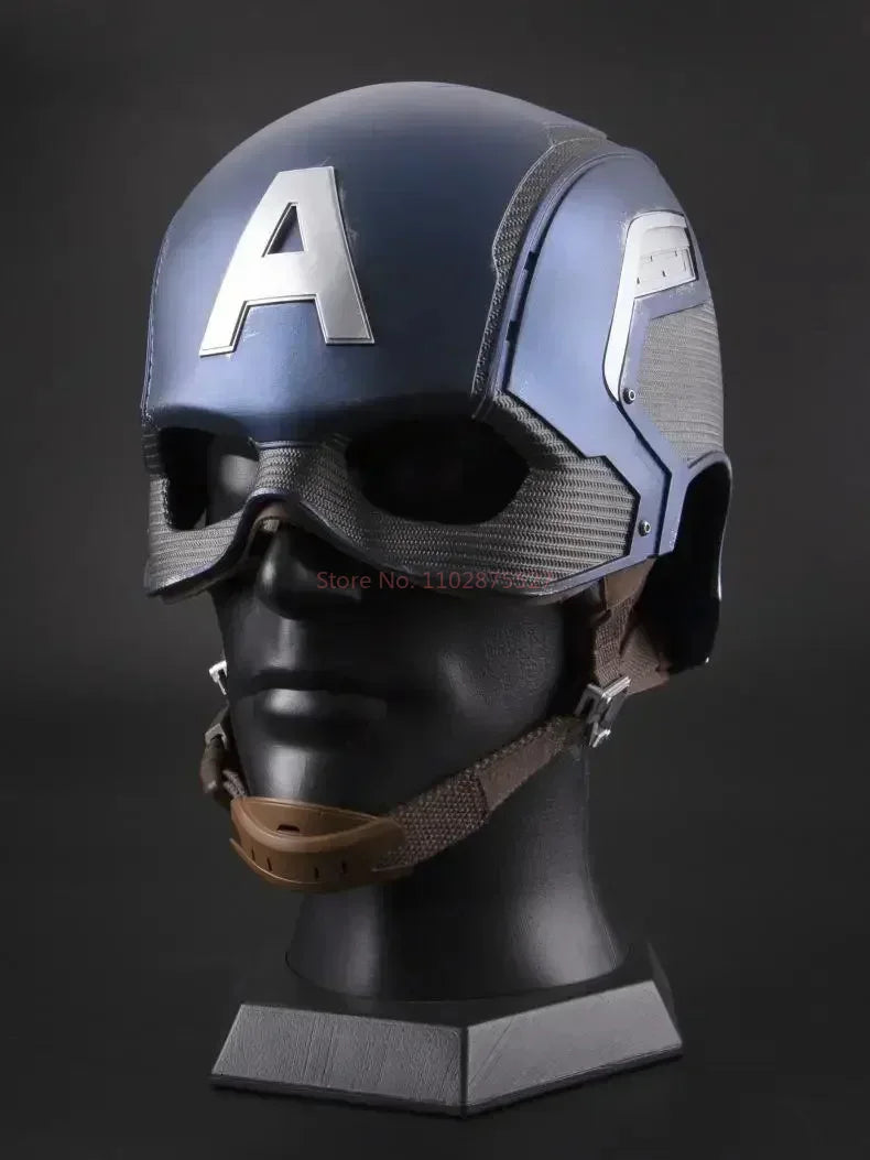 Captain America 1:1 Wearable Helmet | Avengers Display Mask Cosplay Masks & Helmets - The Eezee Shop