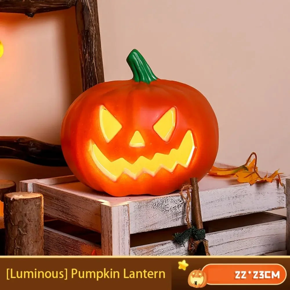 Pumpkins Lamp Halloween Decoration For Home Yard Garden Outdoor Decor Hallowen Horror House Skull Party Props Glow in The Dark - The Eezee Shop