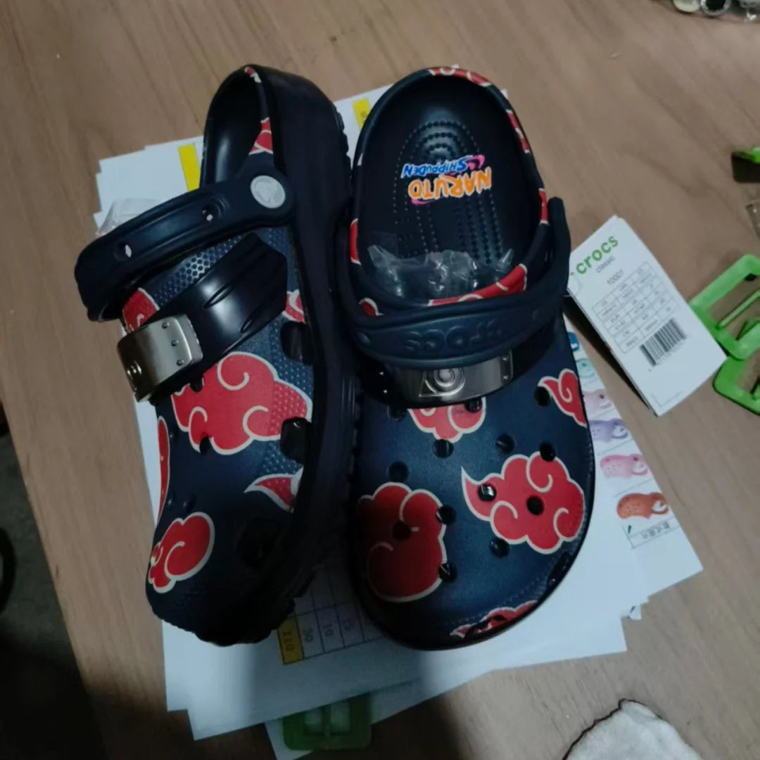 Akatsuki Red Cloud EVA Slippers | Naruto Waterproof Sandals Slippers & Sandals - The Eezee Shop