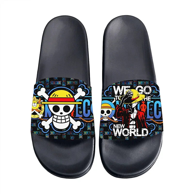 One Piece Couples Slippers | Non-Slip EVA Bathroom & Home Shoes Slippers & Sandals - The Eezee Shop