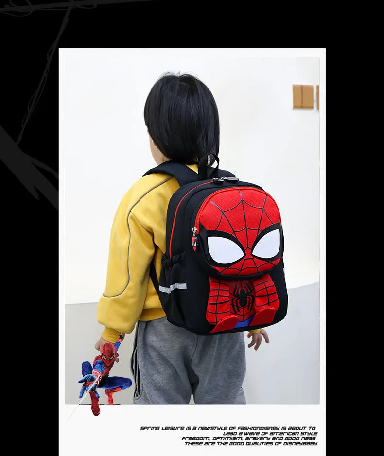 Spider-Man & Iron Man Kids Backpack | 3D Print School Bag Backpacks - The Eezee Shop