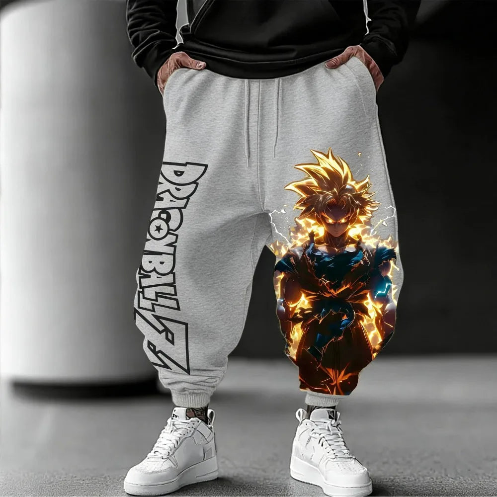 Goku Pure Cotton Pants | Dragon Ball Loose Hip Hop Trousers Joggers & Pants - The Eezee Shop