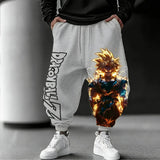 Goku Pure Cotton Pants | Dragon Ball Loose Hip Hop Trousers Joggers & Pants - The Eezee Shop