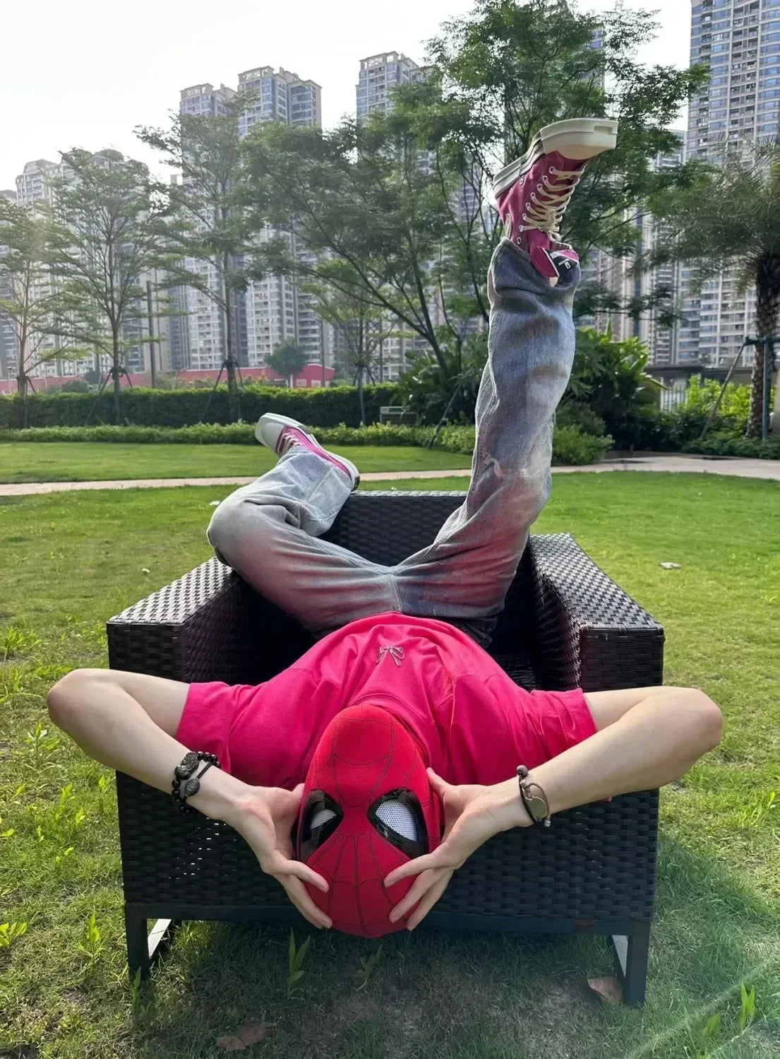 Miles Morales Light-Up Mask | Moving Eyes Ring Control 1:1 Cosplay Masks & Helmets - The Eezee Shop