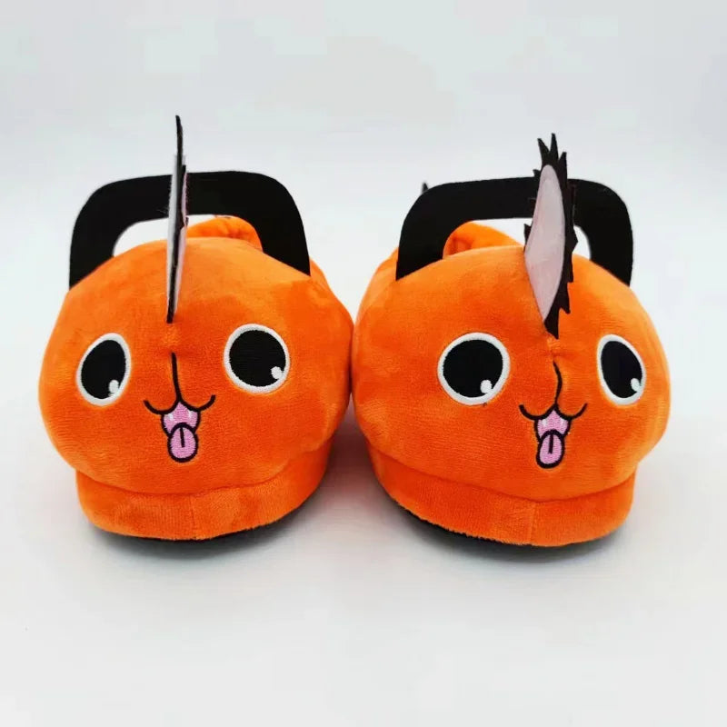 Pochita Plush Slippers | Chainsaw Man Anti-Slip House Shoes Slippers & Sandals - The Eezee Shop