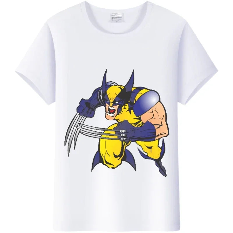 Kids Deadpool & Wolverine T-Shirt | Cartoon Summer Tee Graphic Tees - The Eezee Shop