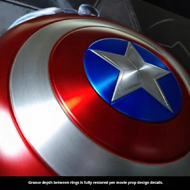 Captain America 60cm Metal Shield | Premium Cosplay Replica Cosplay Props - The Eezee Shop