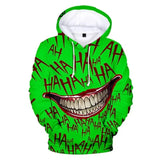 Joker 3D Print Hoodie | Funny Oversized Hip Hop Sweatshirt Hoodies & Sweatshirts - The Eezee Shop
