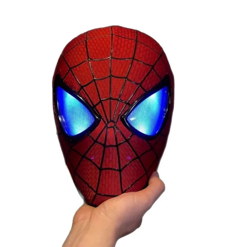 Spider-Man Motorized Eye Mask | Light-Up 1:1 Ring Control Cosplay Masks & Helmets - The Eezee Shop