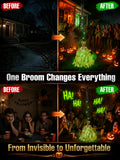 Glowing Witch Broom | Sound-Activated LED Halloween Decoration Halloween Decorations - The Eezee Shop