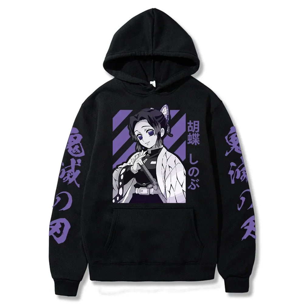 Nezuko Plus Size Hoodie | Women's Demon Slayer Sweatshirt Hoodies & Sweatshirts - The Eezee Shop