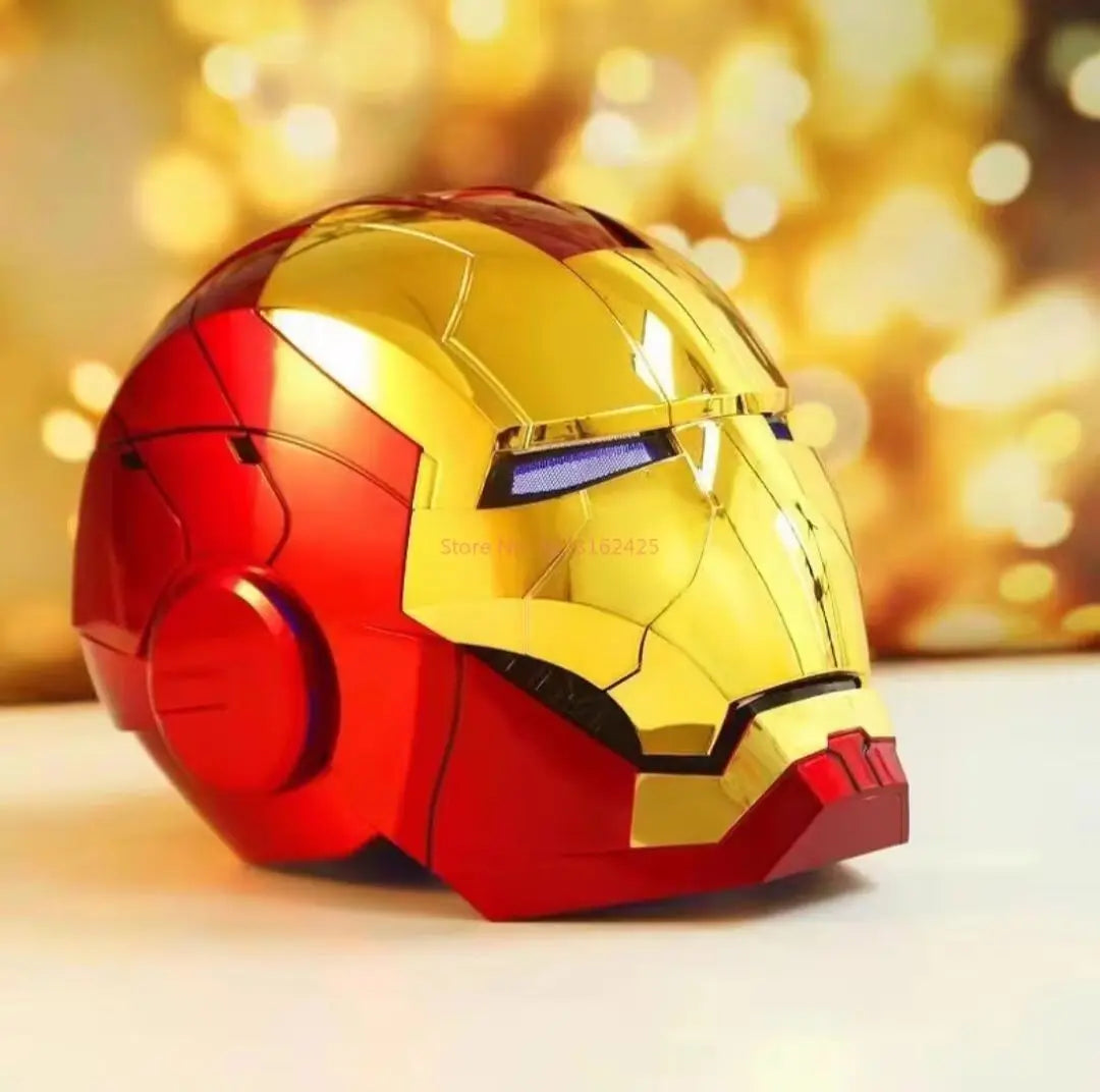 Black Iron Man Mk5 Helmet | Voice-Activated Wearable Helmet Cosplay Masks & Helmets - The Eezee Shop