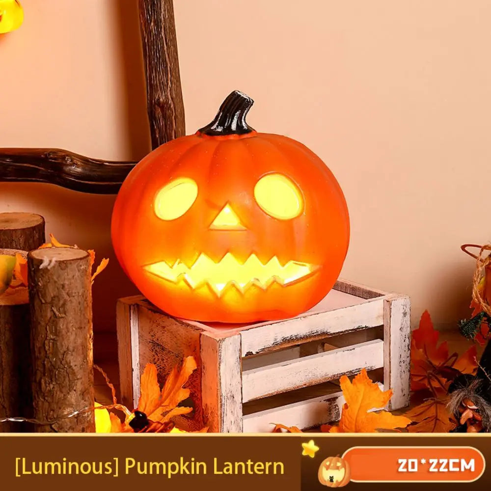 Pumpkins Lamp Halloween Decoration For Home Yard Garden Outdoor Decor Hallowen Horror House Skull Party Props Glow in The Dark - The Eezee Shop