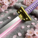 Byakuya Kuchiki LED Katana | 40" Bleach Wooden Cosplay Sword Cosplay Props - The Eezee Shop