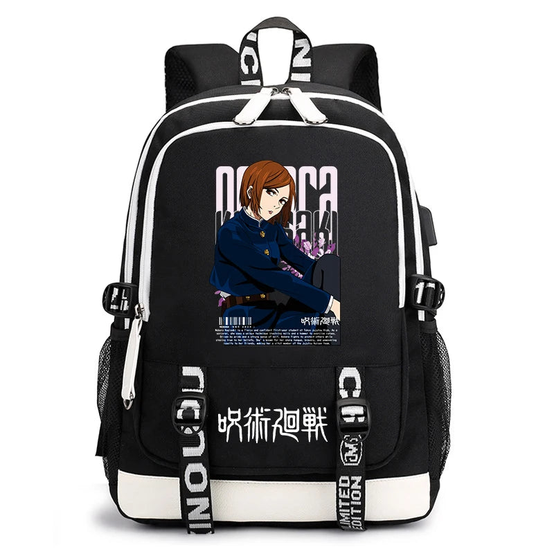 Jujutsu Kaisen Student Backpack | Lightweight Anime Daypack Backpacks - The Eezee Shop