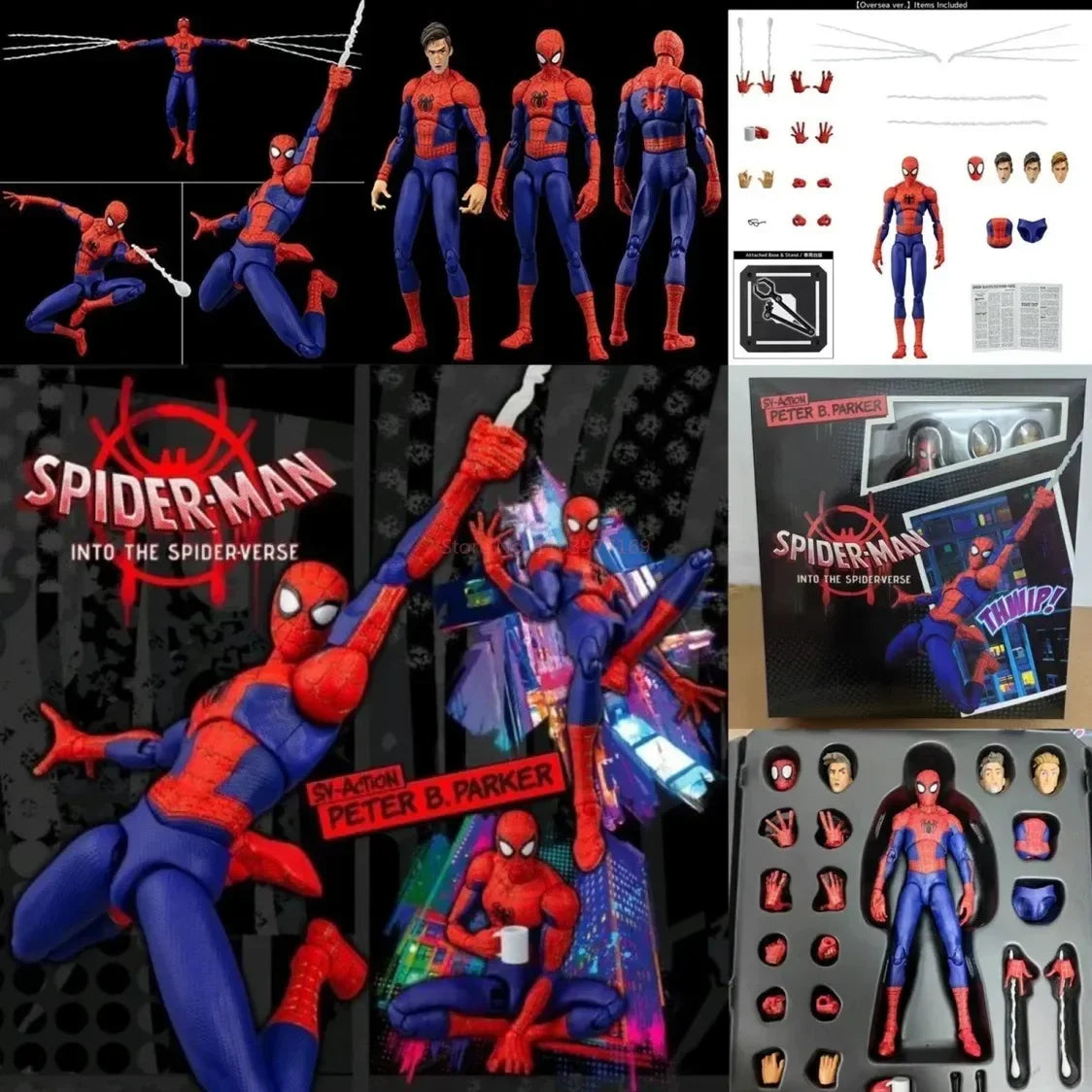Spider-Verse Miles Morales Figure | PVC Collectible Statue Collectible Figures - The Eezee Shop