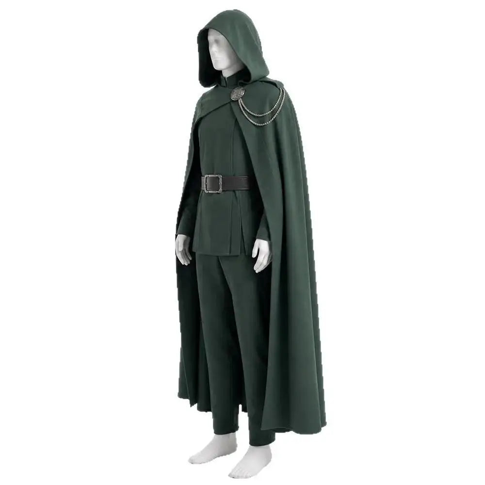 Doctor Doom Classic Villain Costume | Hooded Cape, Belt & Armor Cosplay Costumes - The Eezee Shop