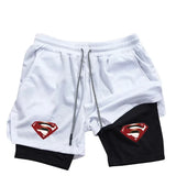 Superhero 2-in-1 Running Shorts | Men's Gym Shorts with Pocket Shorts - The Eezee Shop