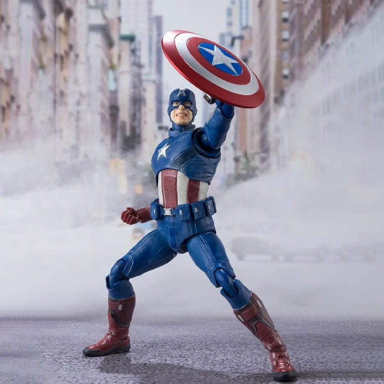 Captain America Articulated Figure | Avengers Collectible Collectible Figures - The Eezee Shop