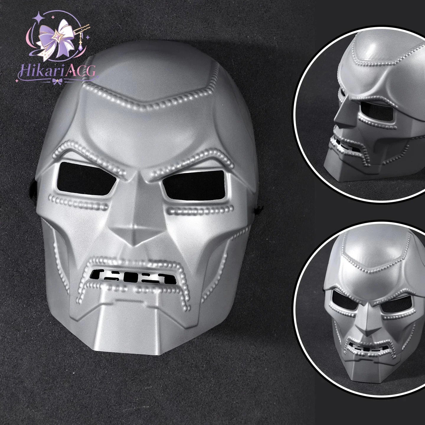 Doctor Doom Armor Cosplay Costume | Green Hooded Cape & Mask Set Cosplay Costumes - The Eezee Shop