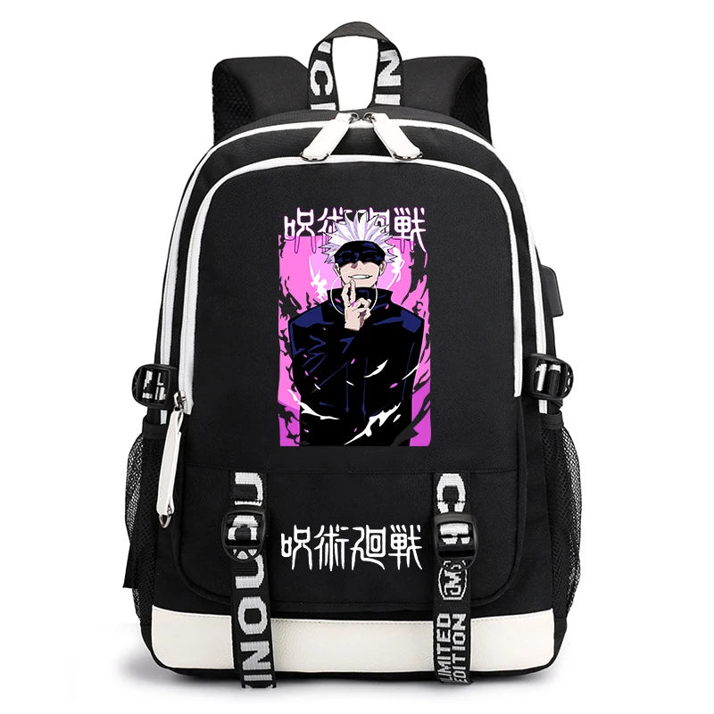Jujutsu Kaisen Student Backpack | Lightweight Anime Daypack Backpacks - The Eezee Shop