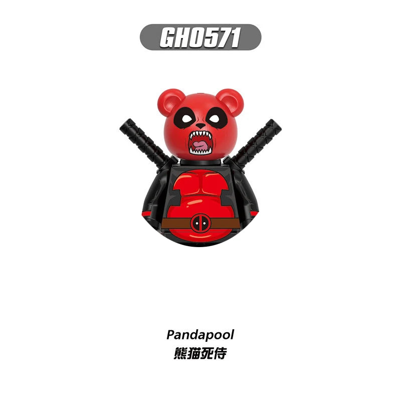 Deadpool Mini Building Block Figures | DIY Brick Toy Set Building Block Sets - The Eezee Shop