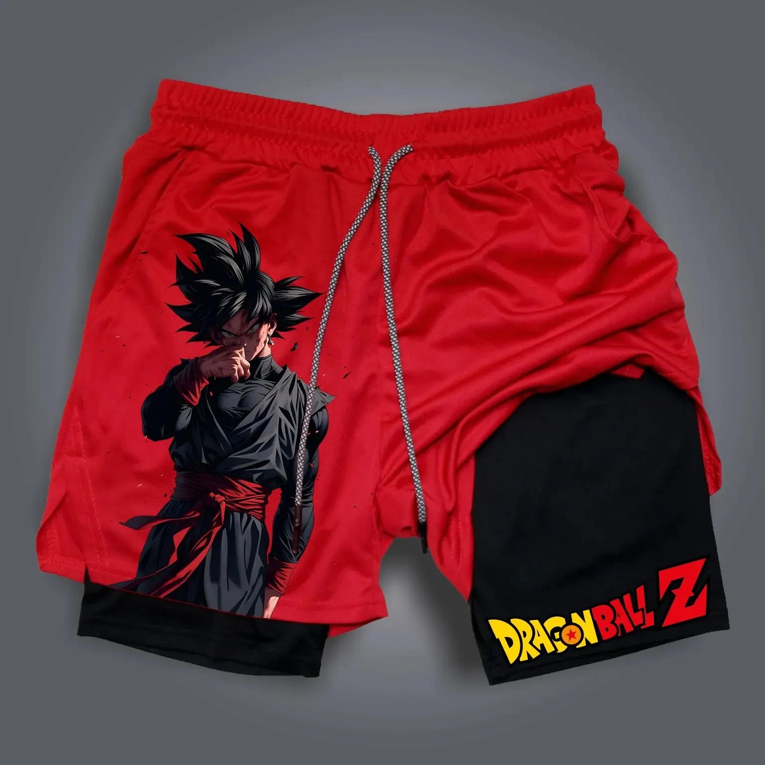 Dragon Ball Super Beach Shorts | Retro Y2K Quick-Dry Shorts Shorts - The Eezee Shop