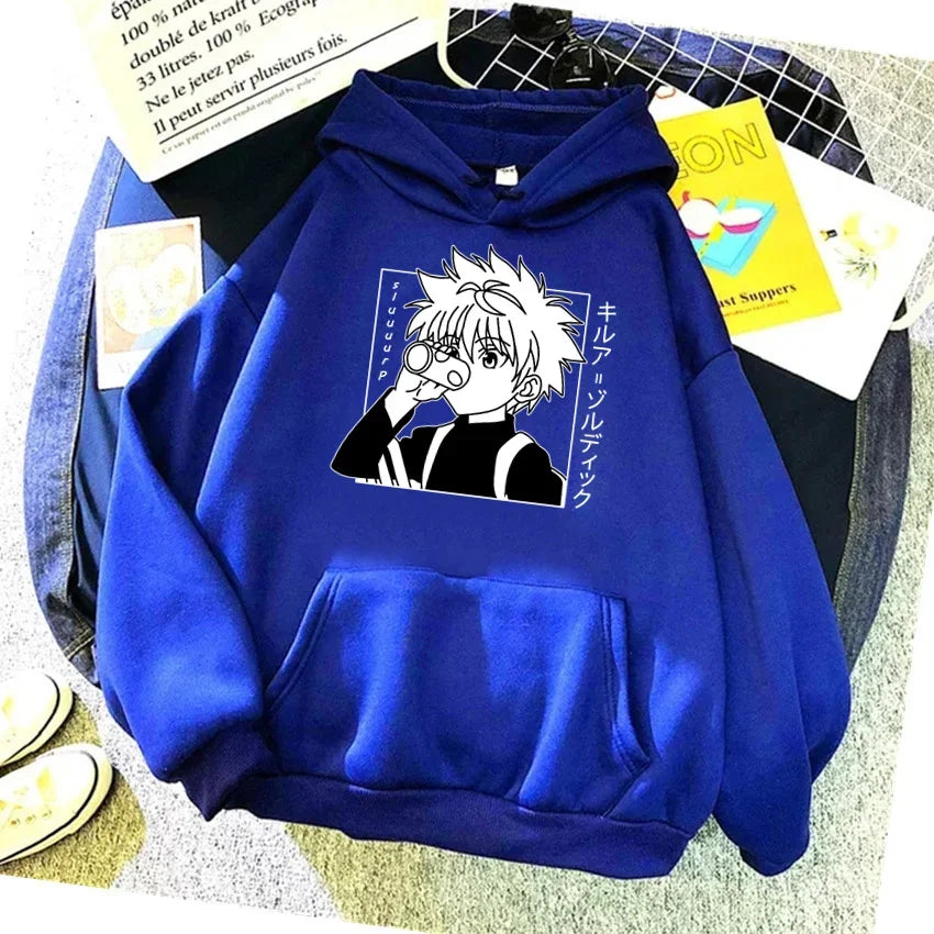 Kurapika Hoodie | Hunter x Hunter Fleece Manga Sweatshirt Hoodies & Sweatshirts - The Eezee Shop