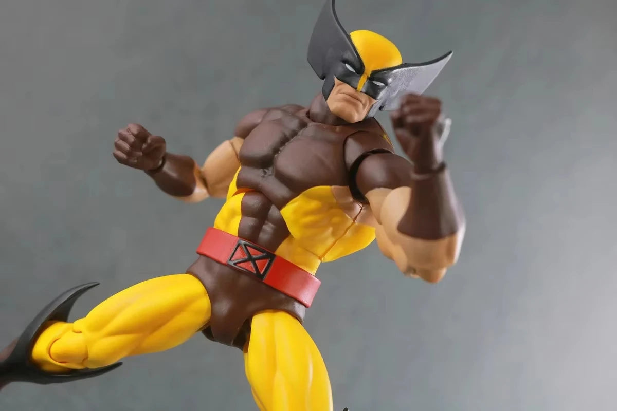 Wolverine Brown Comic Figure | Articulated X-Men Collectible Collectible Figures - The Eezee Shop