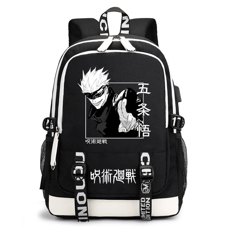 Jujutsu Kaisen Student Backpack | Lightweight Anime Daypack Backpacks - The Eezee Shop