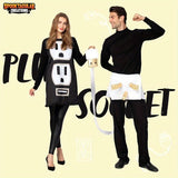 Plug and Socket Couples Costume | Funny Adult Halloween Outfit Halloween Costumes - The Eezee Shop