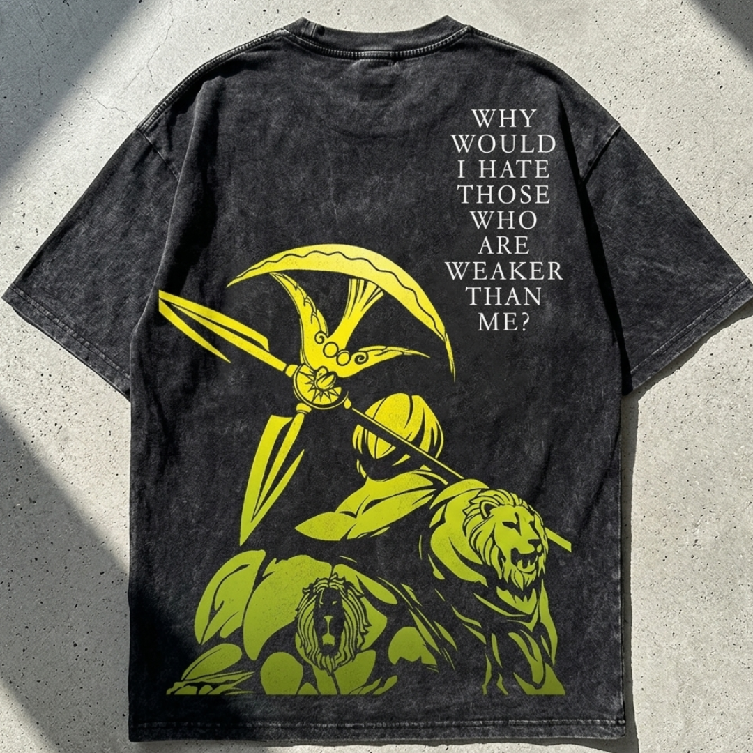 Escanor Seven Deadly Sins Hot-Blooded Anime Streetwear Anime Tshirts - The Eezee Shop
