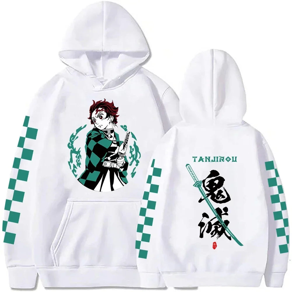 Demon Slayer Graphic Hoodie | Unisex Sports Sweatshirt Hoodies & Sweatshirts - The Eezee Shop