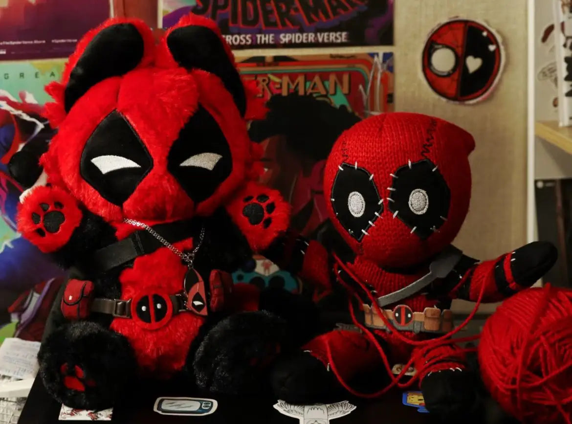 Deadpool Cat Plush | 30cm Stuffed Pillow Doll Plush Toys - The Eezee Shop