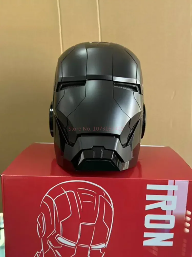 Black Iron Man Mk5 Helmet | Voice-Activated Wearable Helmet Cosplay Masks & Helmets - The Eezee Shop