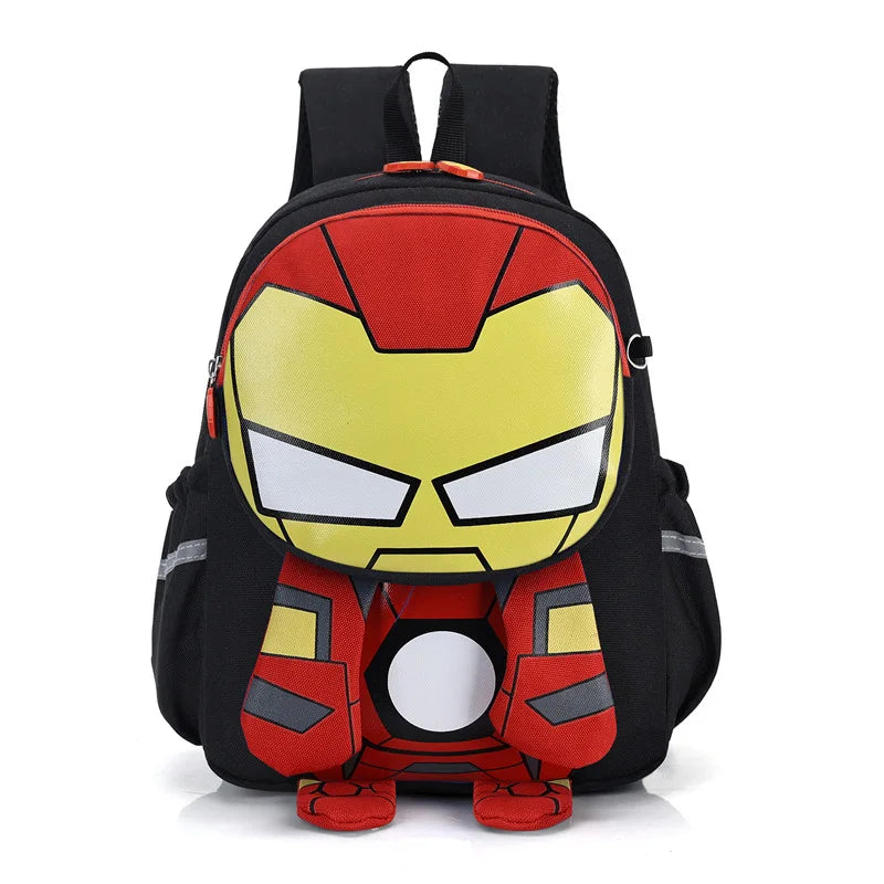 Spider-Man & Iron Man Kids Backpack | 3D Print School Bag Backpacks - The Eezee Shop