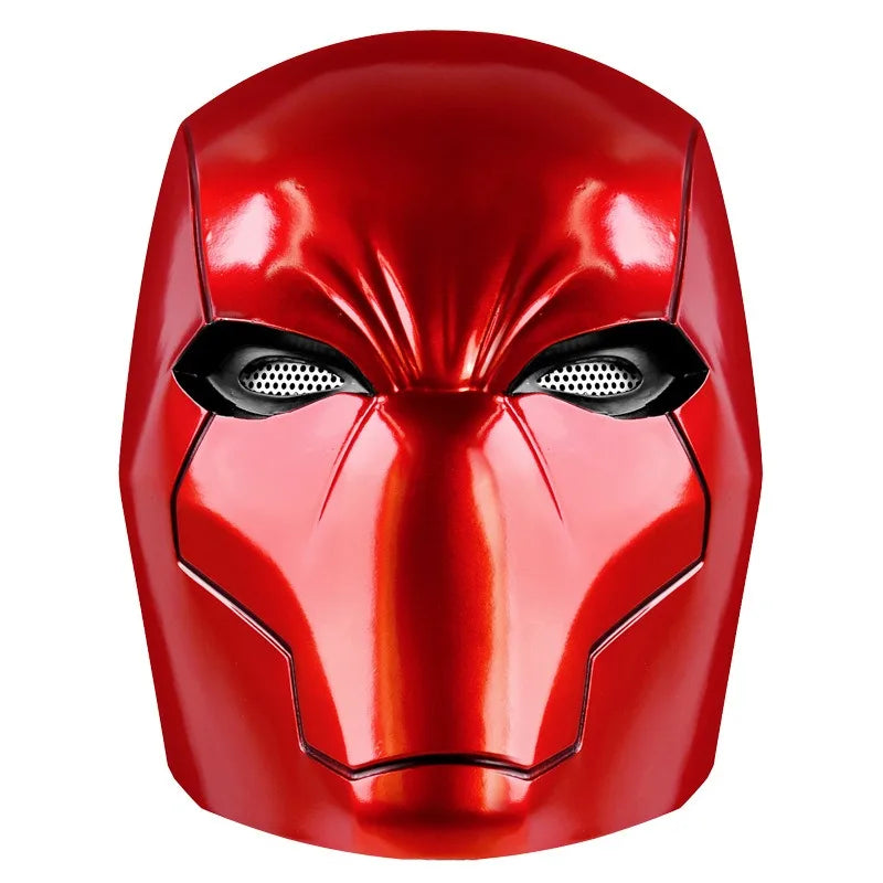 Red Hood Resin Helmet | Superhero Cosplay Mask for Men Halloween Masks - The Eezee Shop