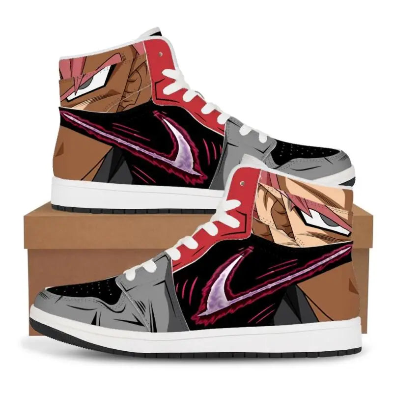Gotenks & Goku Custom Sneakers | Dragon Ball High-Top Shoes Sneakers - The Eezee Shop