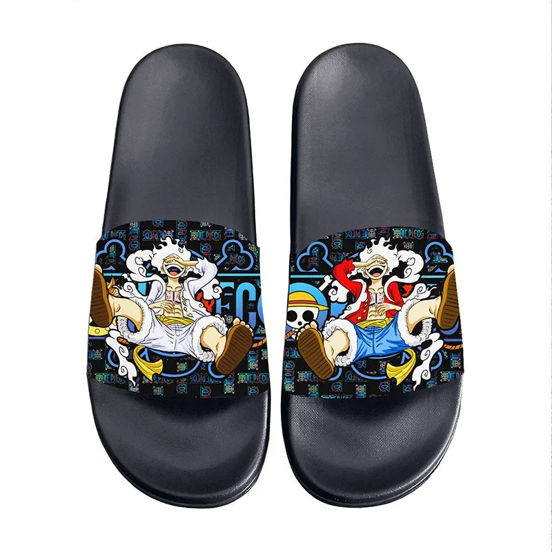 One Piece Couples Slippers | Non-Slip EVA Bathroom & Home Shoes Slippers & Sandals - The Eezee Shop