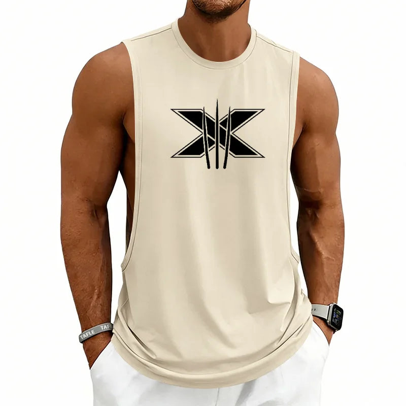 Wolverine Gym Tank Top | Men's Sleeveless Muscle Vest Gym & Compression Wear - The Eezee Shop