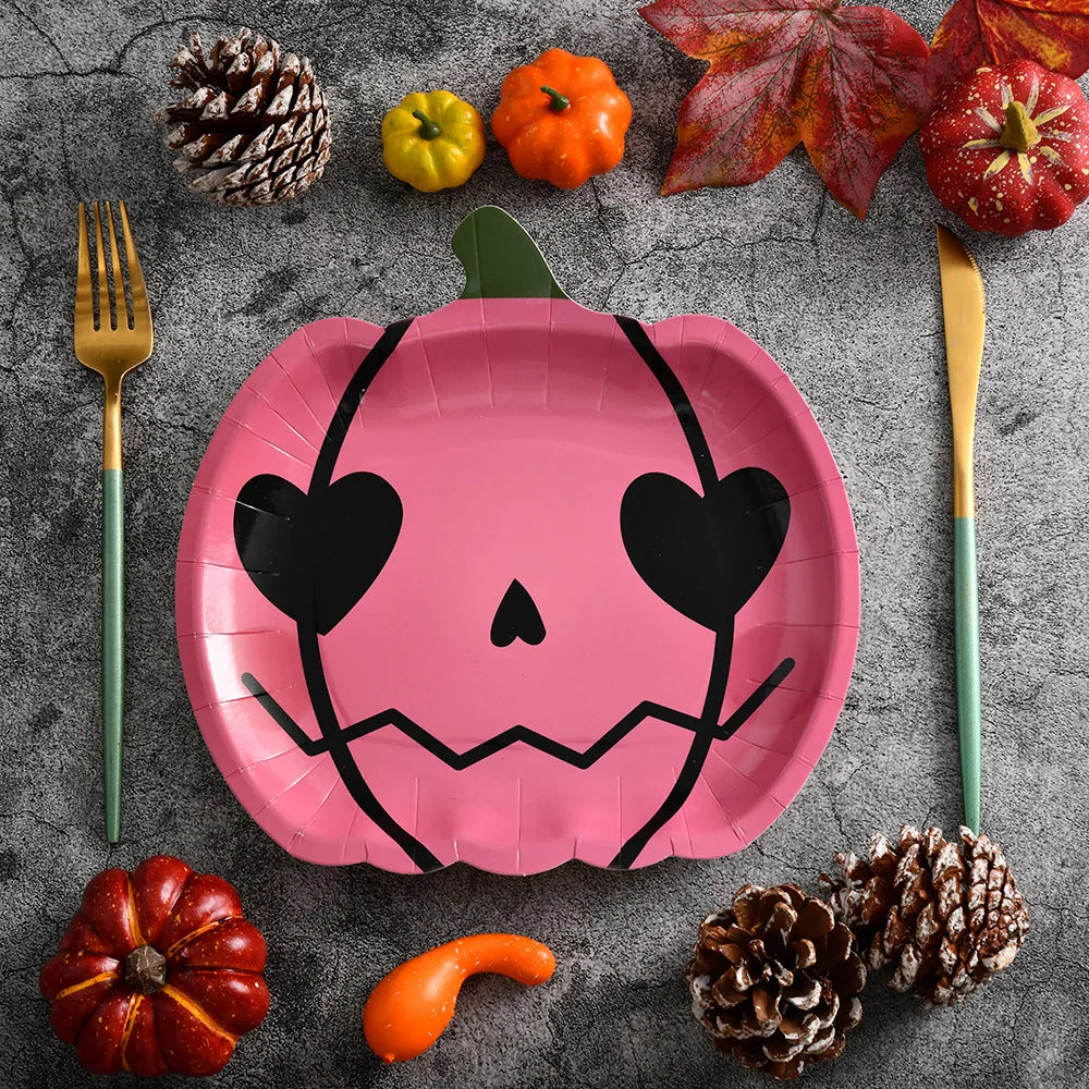 Trick or Treat Halloween Paper Plates | 10-Pack Party Plates Party Supplies - The Eezee Shop