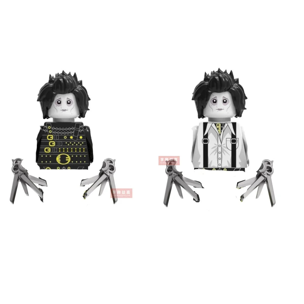 Edward Scissorhands Mini Building Block Figures | Brick Set Building Block Sets - The Eezee Shop
