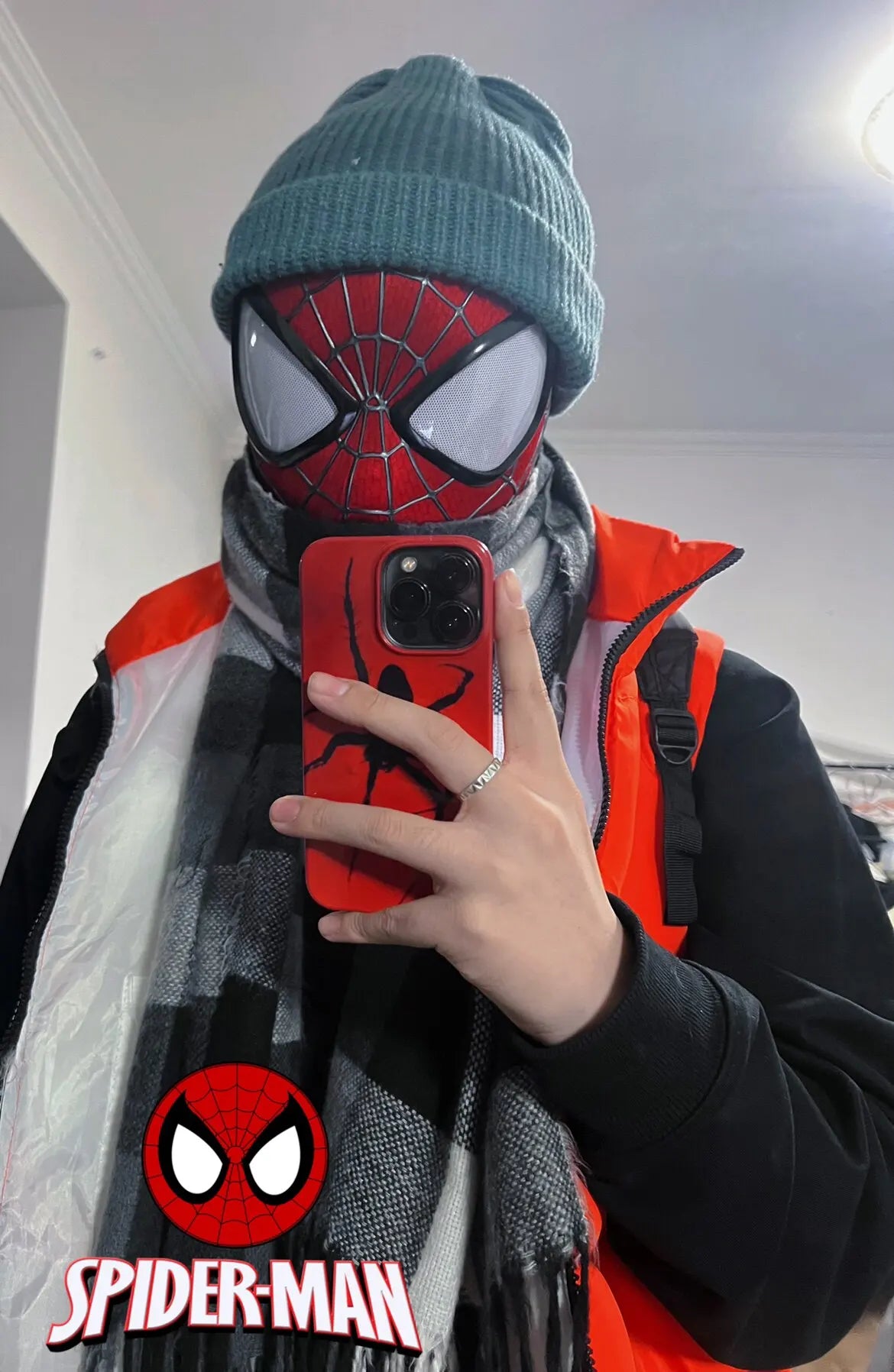 Spider-Man Garfield Movie Mask | Handmade Collector Cosplay Mask Cosplay Masks & Helmets - The Eezee Shop