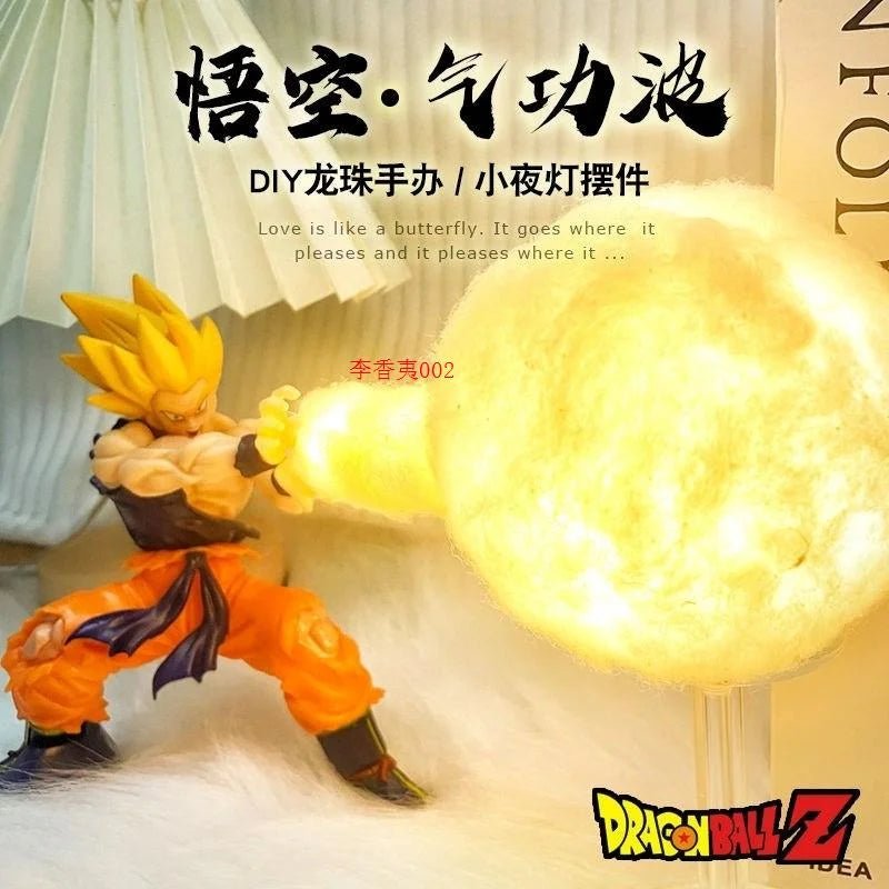 Goku Kamehameha LED Lamp | Rechargeable USB-C Night Light Lamps & Night Lights - The Eezee Shop