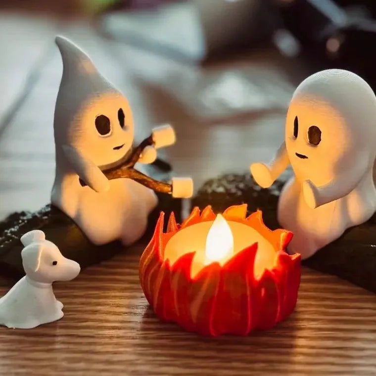 Ghost Campfire Halloween Decoration | Spooky Outdoor Party Prop Outdoor Halloween Decorations - The Eezee Shop