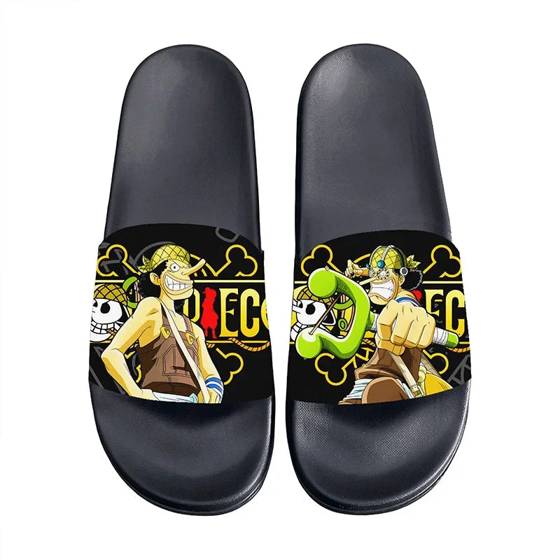 One Piece Couples Slippers | Non-Slip EVA Bathroom & Home Shoes Slippers & Sandals - The Eezee Shop