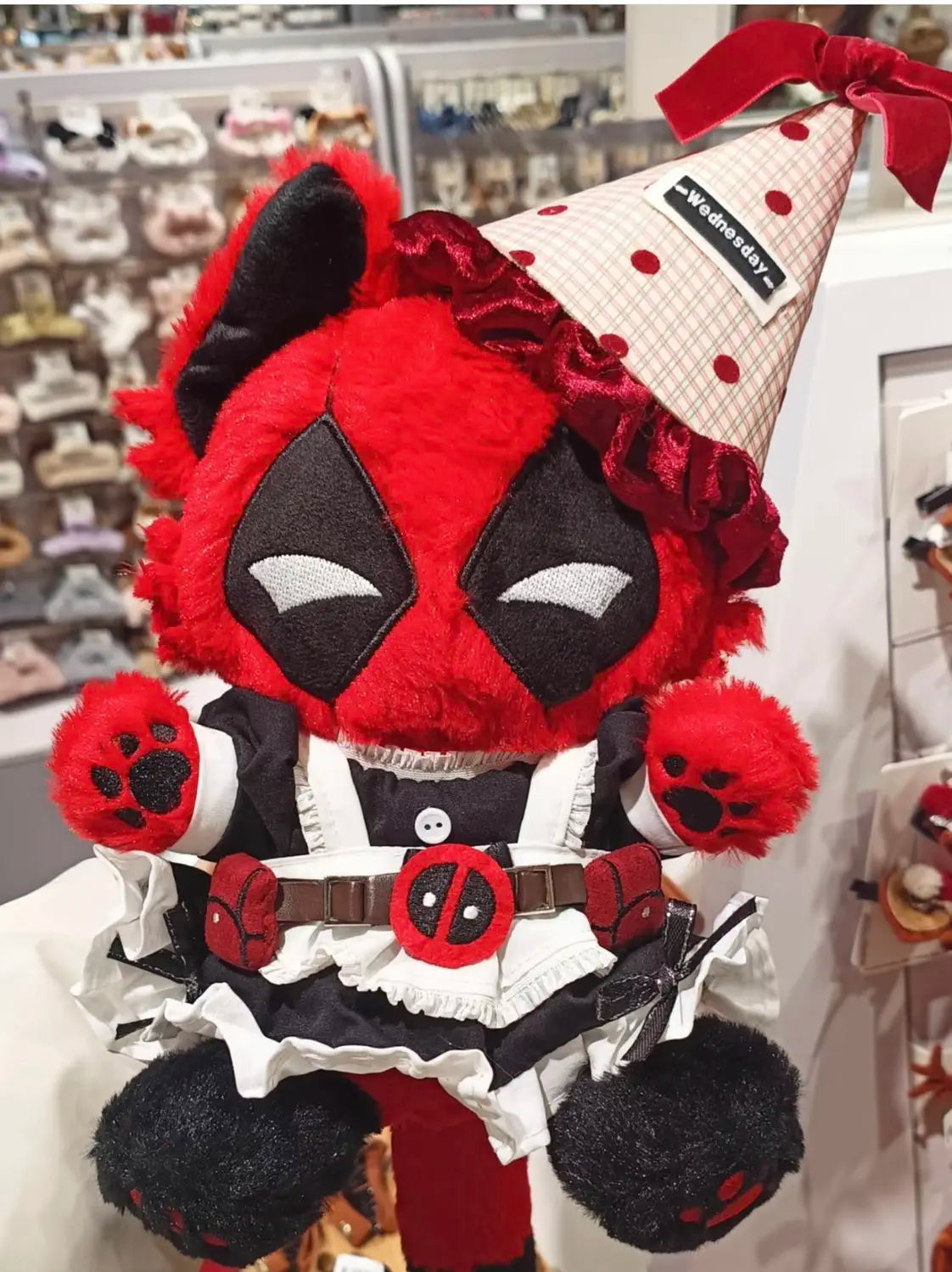 Deadpool Cat Plush | 30cm Stuffed Pillow Doll Plush Toys - The Eezee Shop