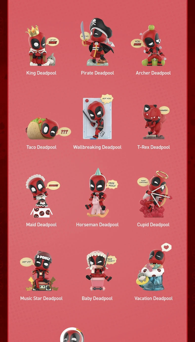 Deadpool Mystery Blind Box | Cute Desktop Mini Figure Collectible Figures - The Eezee Shop