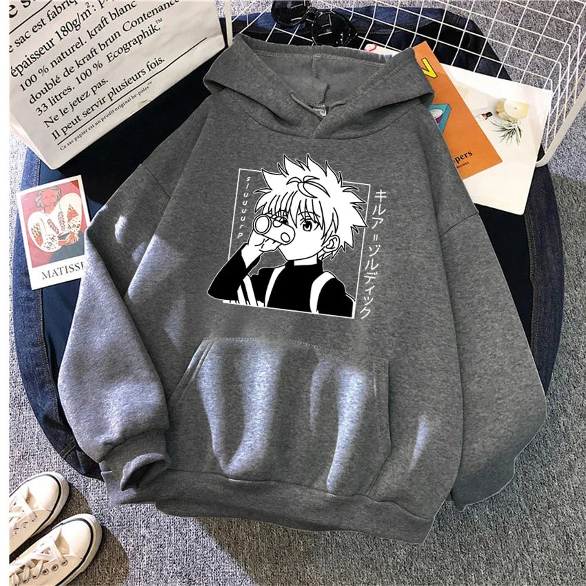 Kurapika Hoodie | Hunter x Hunter Fleece Manga Sweatshirt Hoodies & Sweatshirts - The Eezee Shop